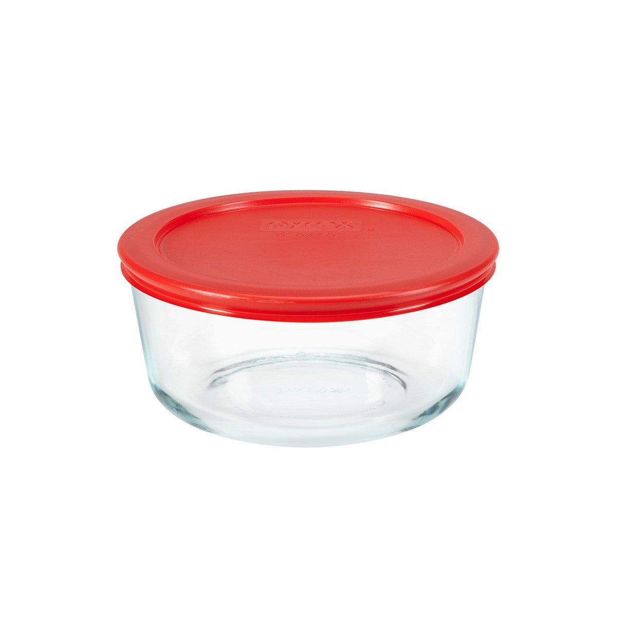 Pyrex® Storage Red 2 Cup Round