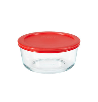 Pyrex® Storage Red 2 Cup Round