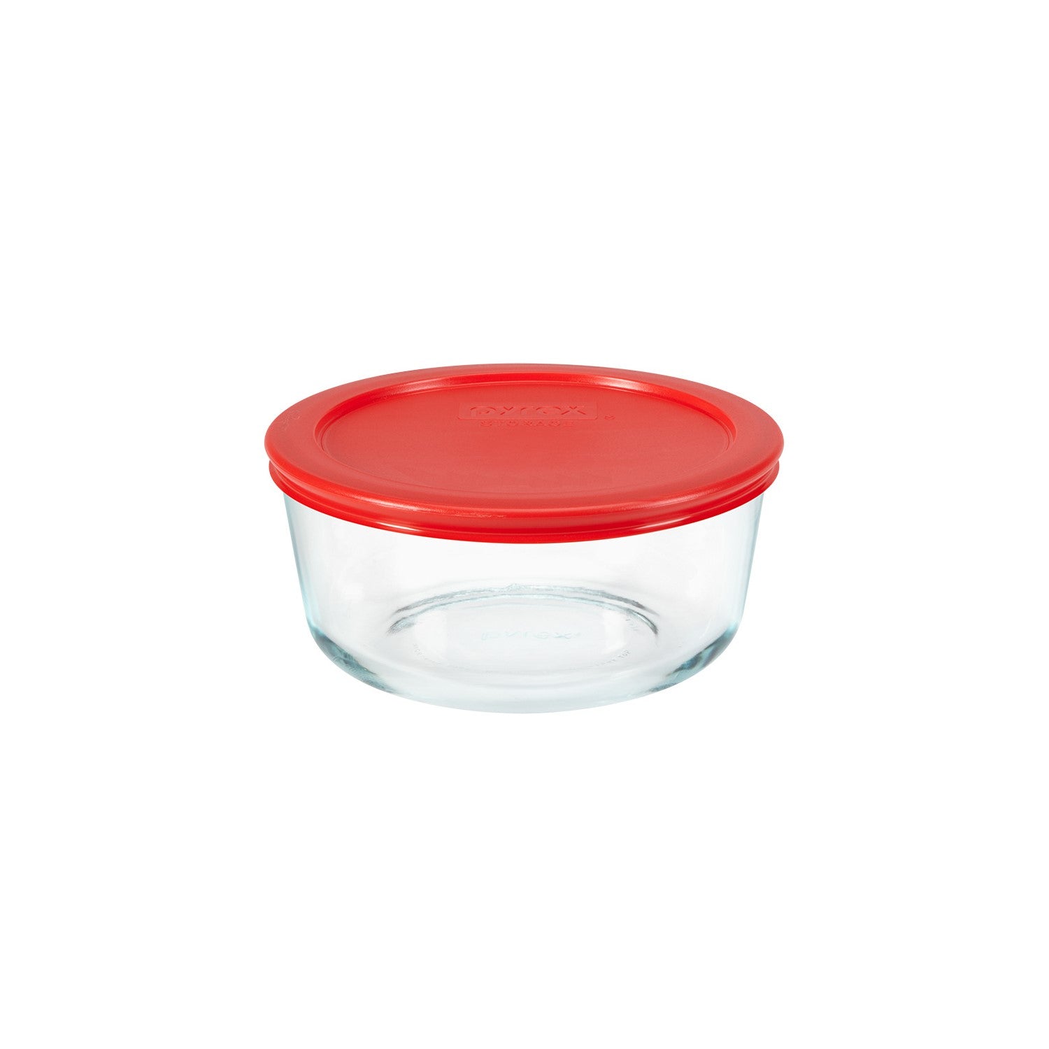 Pyrex® Storage Red 1 Cup Round