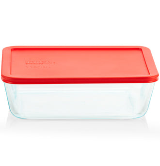 Pyrex® Storage Red 11 Cup Rectangle