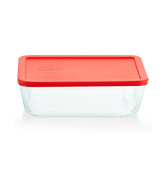 Pyrex® Storage Red 6 Cup Rectangle