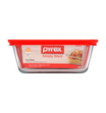 Pyrex® Storage Red 4 Cup Square