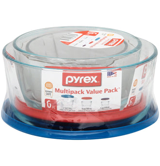 CLEARANCE Pyrex® Simply Store Coloured 6 Piece Set