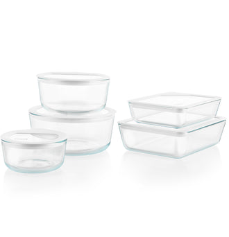 Pyrex® Ultimate Storage White 10 Piece Set