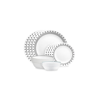 Corelle® City Block 16 Piece Dinner Set