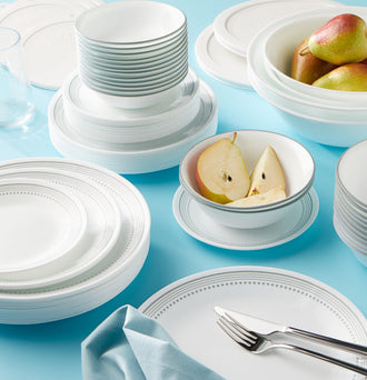Corelle® Mystic Gray 12 Piece Dinner Set
