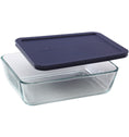 Pyrex® Simply Store Blue Rectangle 6 Cup