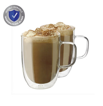 Pyrex® Double Wall Mug 350mL-2 Pack