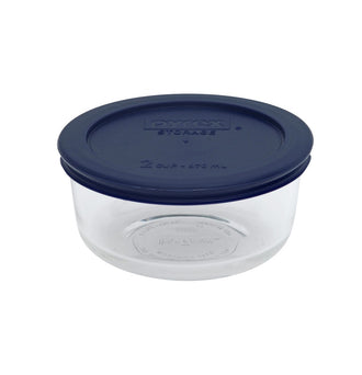 Pyrex® Simply Store Blue Round 2 Cup