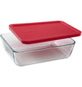 Pyrex® Storage Red 6 Cup Rectangle