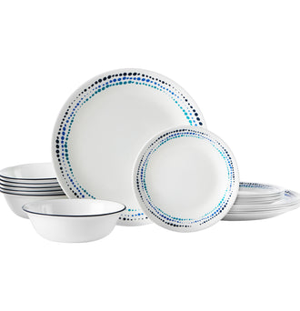 Corelle® Ocean Blues 18 Piece Dinner Set