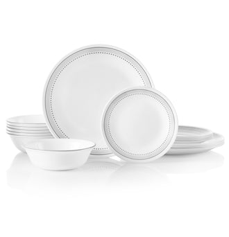 Corelle® Mystic Gray 18 Piece Dinner Set