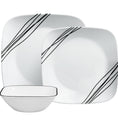 Corelle® Square Simple Sketch 12 Piece Dinner Set