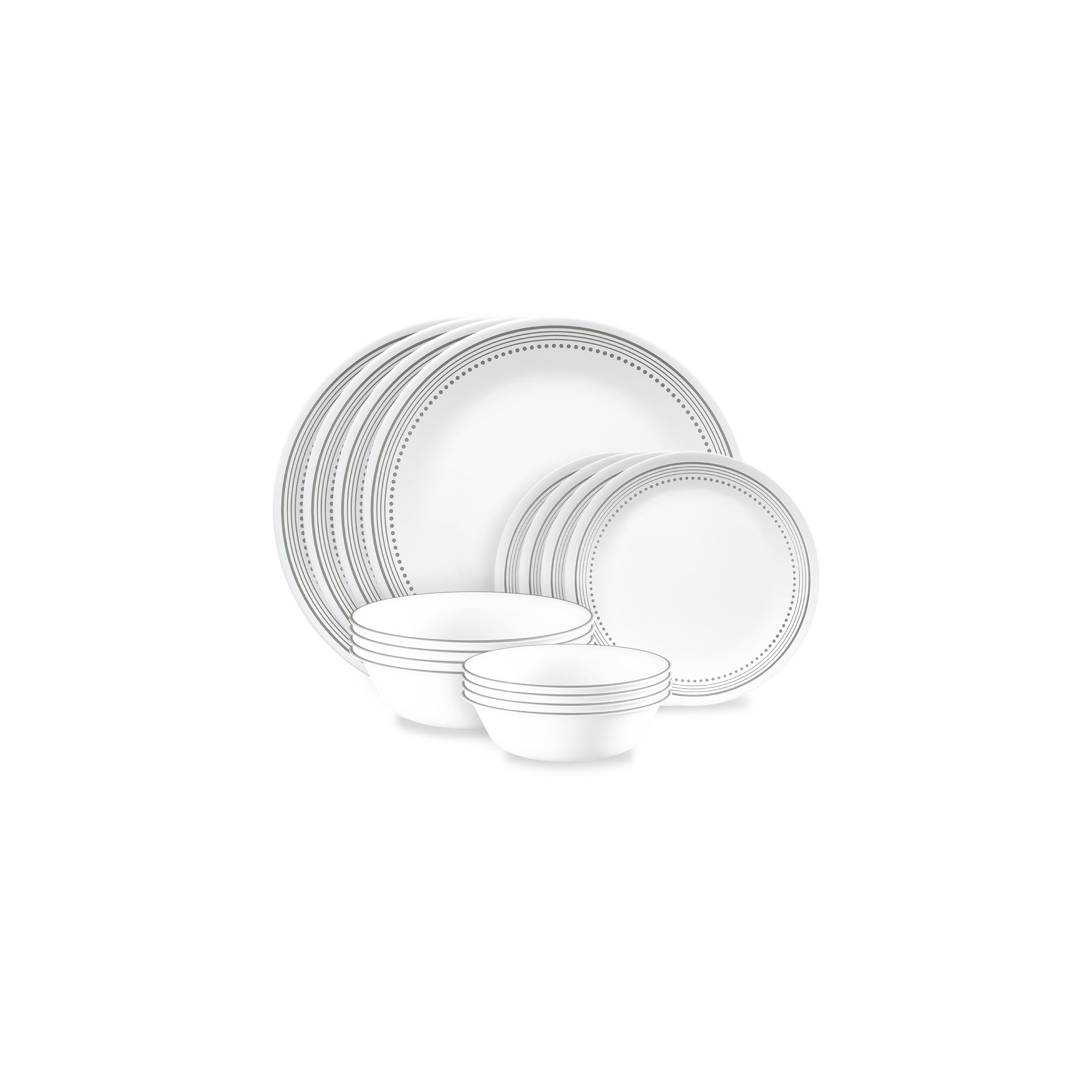 Corelle® Mystic Gray 16 Piece Dinner Set