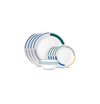 Corelle® Color Block 12 Piece Dinner Set