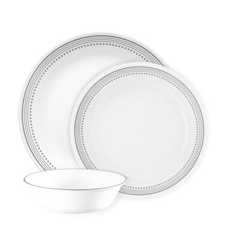Corelle® Mystic Gray 12 Piece Dinner Set
