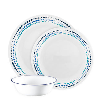Corelle® Ocean Blues 12 Piece Dinner Set
