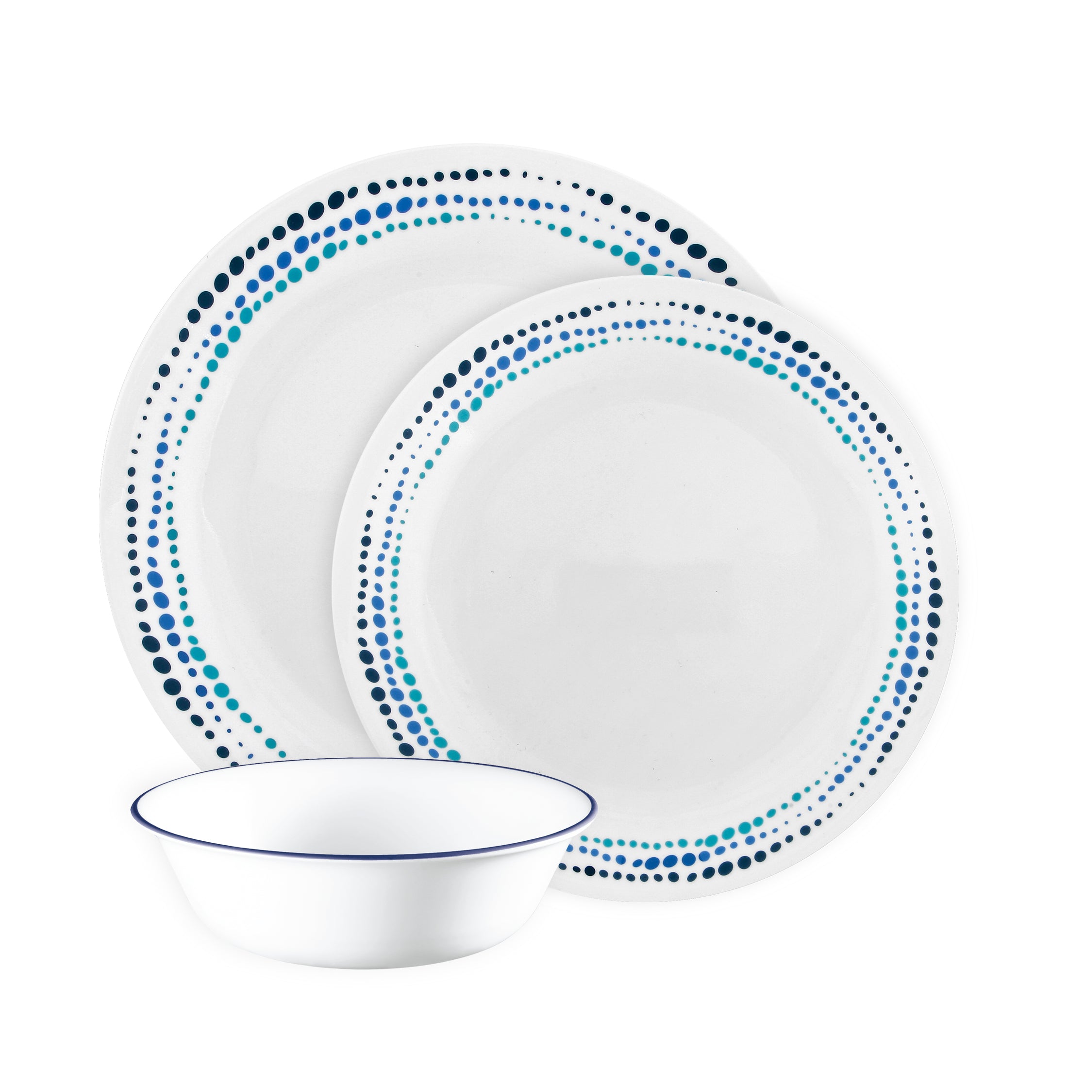 Corelle® Ocean Blues 12 Piece Dinner Set