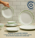 Corelle® Spring Blossom Green 12 Piece Dinner Set