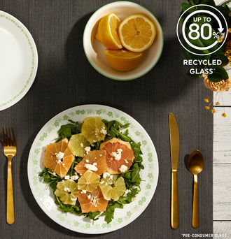 Corelle® Spring Blossom Green 12 Piece Dinner Set