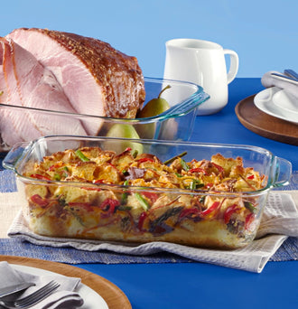 Pyrex® Deep Dish 2 Piece Set (3L & 4.7L)