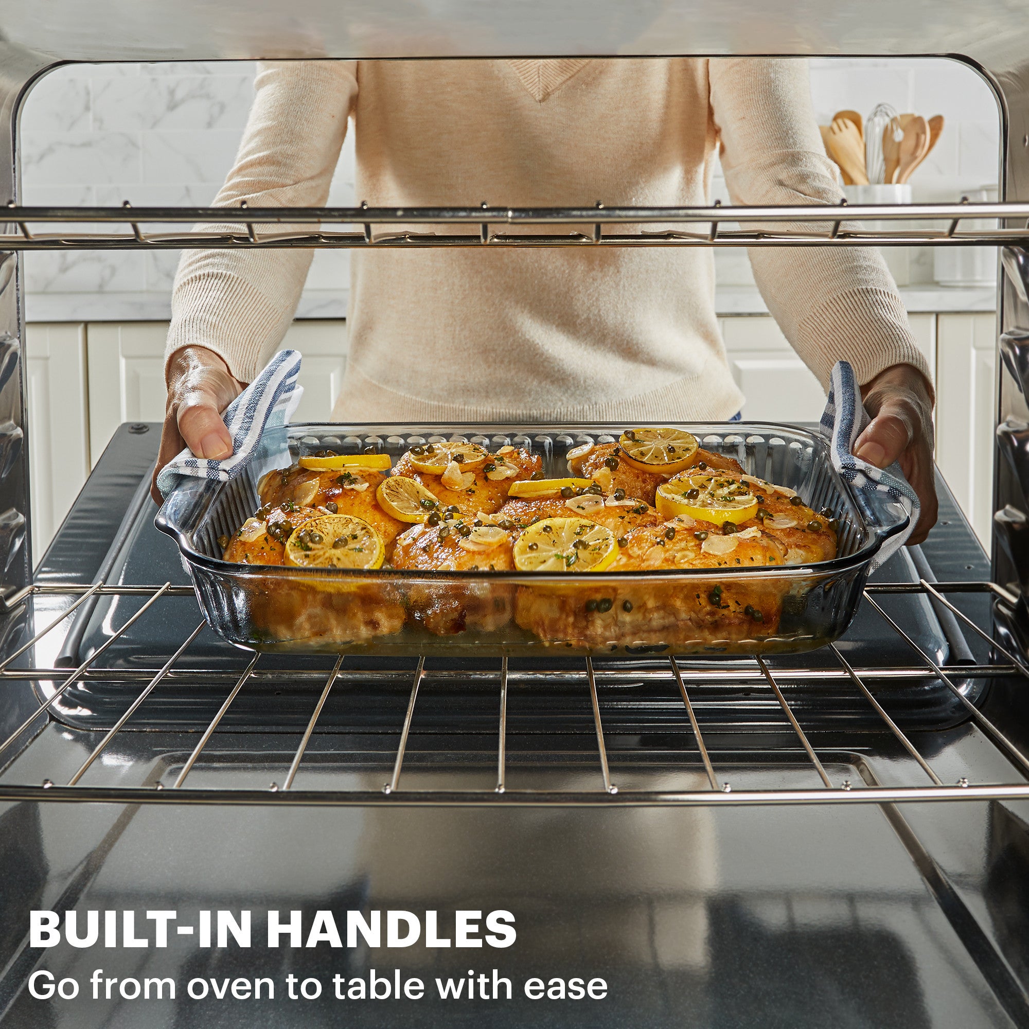 Pyrex® Colours Sculpted Smoke Bakeware Rectangle 2.85L