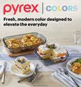 Pyrex® Colours Sculpted Smoke Bakeware Rectangle 2.85L
