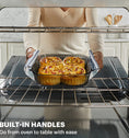 Pyrex® Colours Sculpted Smoke Bakeware Square 20cm