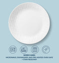 Corelle® Linen Weave 12 Piece Dinner Set