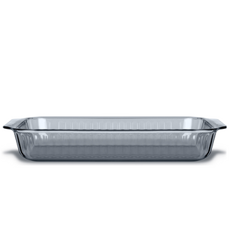 Pyrex® Colours Sculpted Smoke Bakeware Rectangle 2.85L