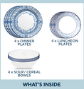 Corelle® Portofino 12 Piece Dinner Set