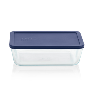 Pyrex® Simply Store Blue Rectangle 6 Cup