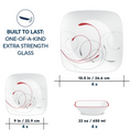 Corelle® Square Splendor 12 Piece Dinner Set