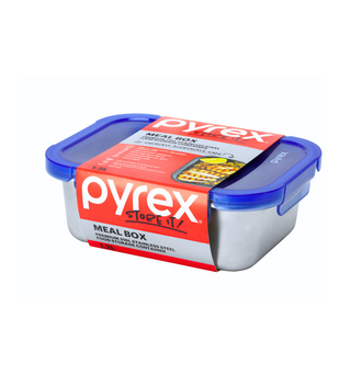 Pyrex® Stainless Steel Meal Box 1.2L