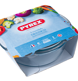 PYREX® 4 in 1 Round Casserole 3L
