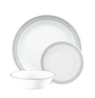 Corelle® Mystic Gray 18 Piece Dinner Set